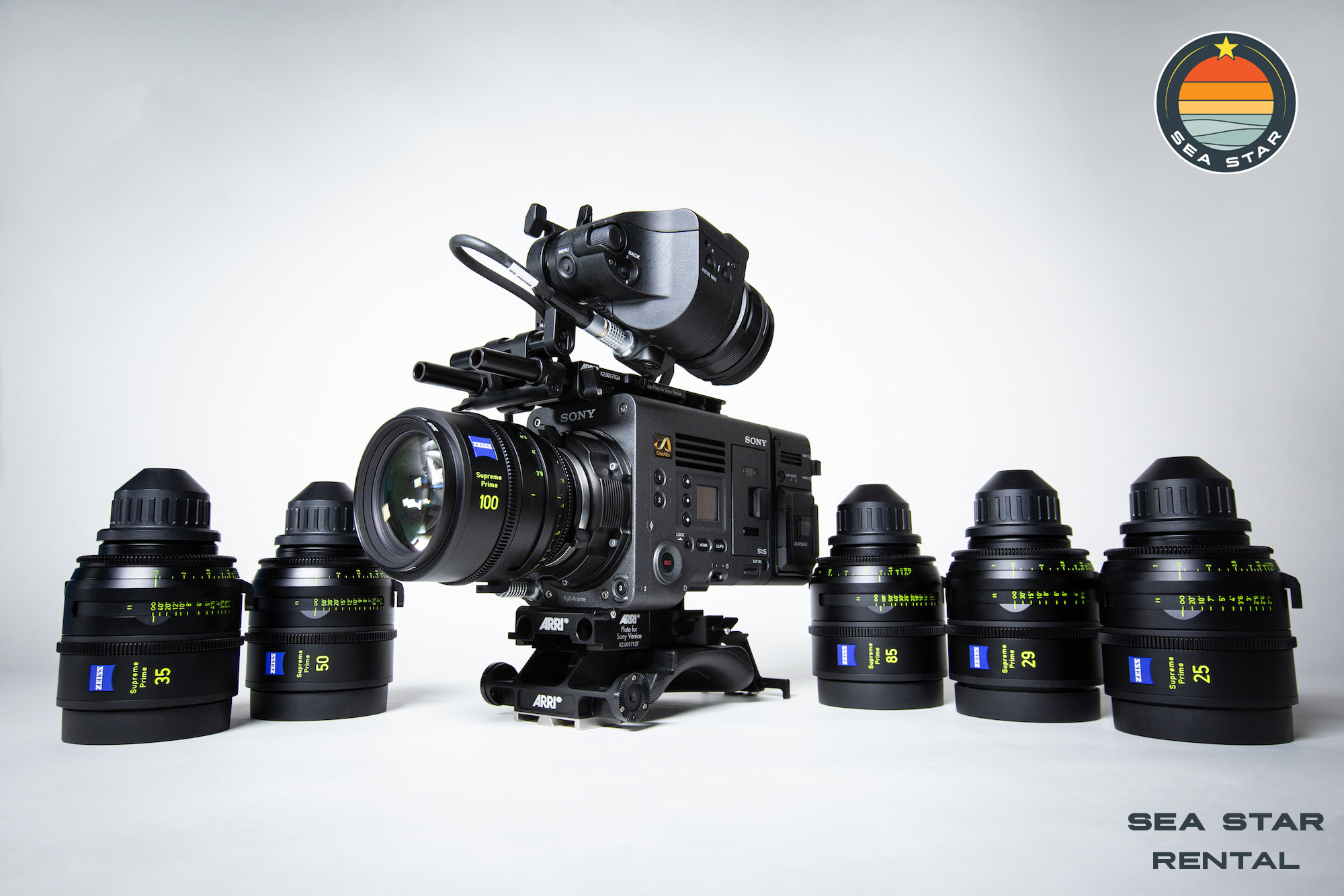 Sony Venice W: Zeiss Supreme Prime 6 Lens Set